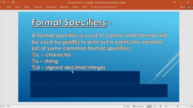 Format Specifiers in C Language in Hindi/Urdu смотреть онлайн