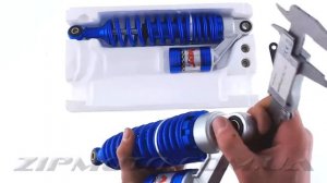 Амортизаторы (пара)   универсальные   340mm, газомасляные   (синие)   NDT