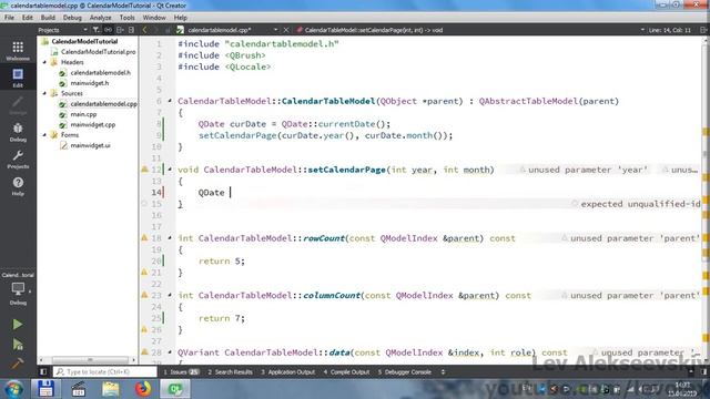 Qt - Применение пользовательских моделей 4 (Модель без данных) смотреть онлайн