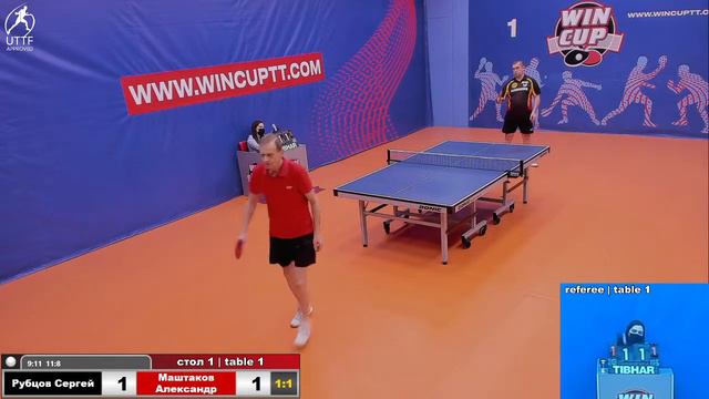Рубцов Сергей 3-1 Маштаков Александр Турнир Восток 4  WINCUP  12.01.22 Прямая трансляция Зал 1