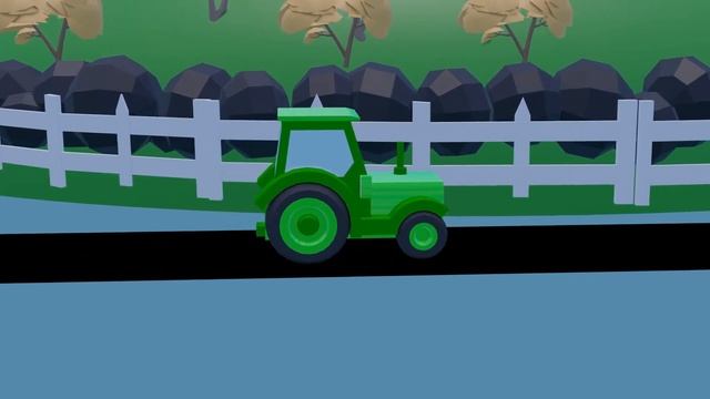 Wheels On The Bus Dance Party, Nursery Rhyme & Kids Song, Fun Tractor Cartoon, ABC playful world смотреть онлайн