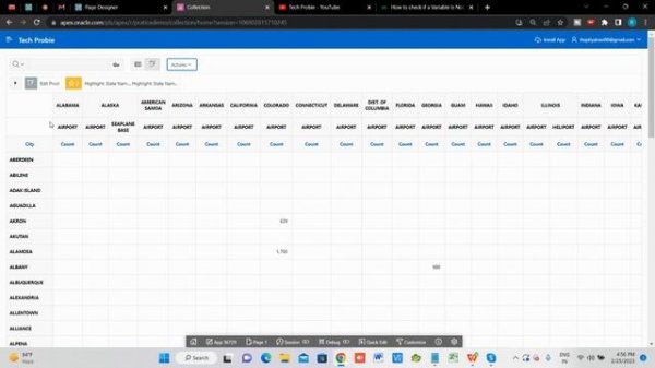 Create Pivot Report in Oracle Apex || Color in Pivot Report in Oracle Apex || Highlight Cell and Ro