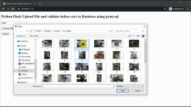 Python Flask Upload File And Validate Before Save To Database Using Flask SQLAlchemy