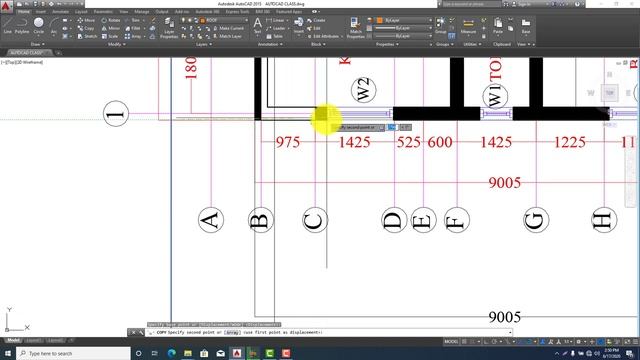 AUTOCAD ELEVATION(LEFT SIDE ELEVATION) смотреть онлайн