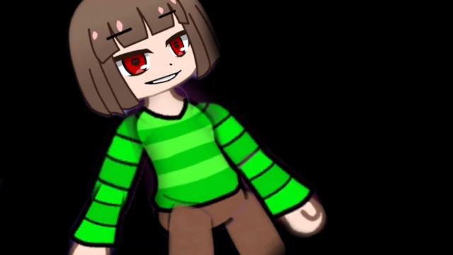 не большой отрывок из моей анимацией чара/санса #undertale #sans #chara #анимация смотреть онлайн