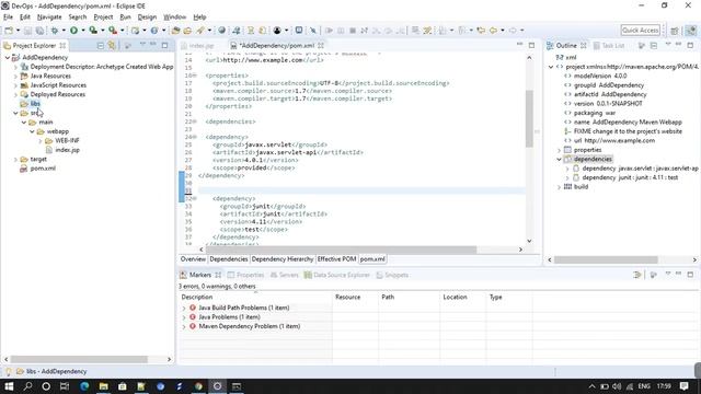 Add Maven Dependency from Project Workspace || DevOps Solutions смотреть онлайн