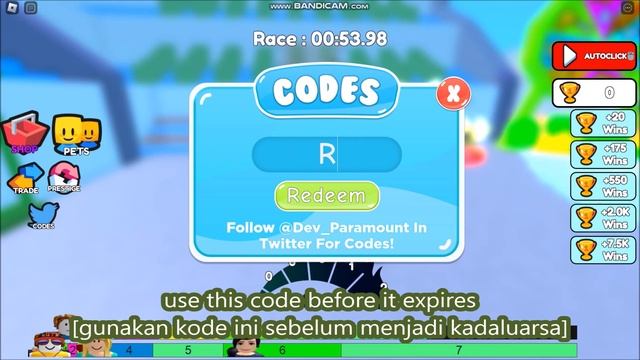 *ALL CODES WORK* Swim Race Clicker ROBLOX | October 2022 смотреть онлайн