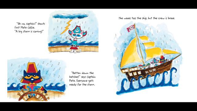 Kids Book Read Aloud - Pete The Cat And The Treasure Map By James Dean