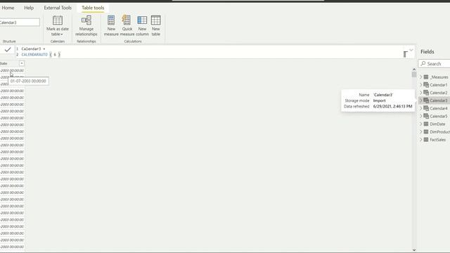 Preparing calendar tables in Power BI смотреть онлайн