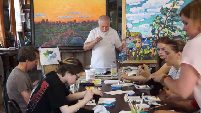 Мастер класс 1, Художественные материалы ч 4 Работа с палитрой смотреть онлайн