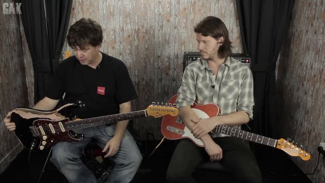 Fender Custom Shop Nashville Telecaster and Masterbuilt Stratocaster demo at GAK смотреть онлайн