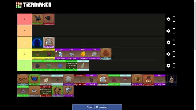 Best Accessory? All Accessories Tier List Kings Legacy Update 4! смотреть онлайн