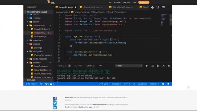 GeoT "Don't Fear The Natives" (DataViz in React Native + Hooks) | #1: Setup our project смотреть онлайн