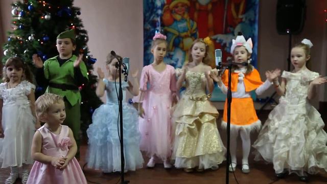 Новогодний утренник в студии "Камертон". смотреть онлайн