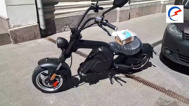 Электроскутер #CityCoco #Chopper 3000W 2021?60V20Ah стоимость 125.000₽ смотреть онлайн