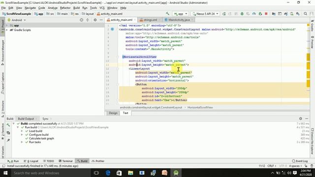 ScrollView in Android смотреть онлайн
