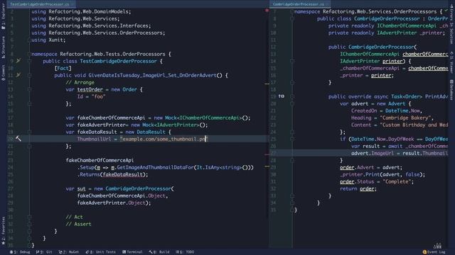 Refactoring Messy to Testable Code in .NET (Part 6 - Starting Unit Tests) смотреть онлайн