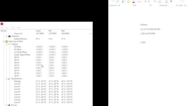 Undervolting 9900K