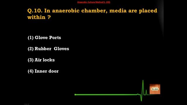 Anaerobic Culture Method (3) S40-60 Microbiology MCQs смотреть онлайн
