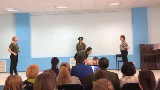 32 батальон, с 23 февраля, танец «урок мужества» смотреть онлайн