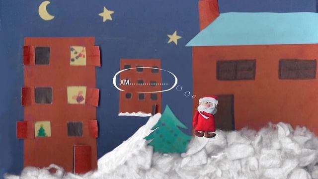 Аппликационная анимация. «План Деда Мороза». смотреть онлайн