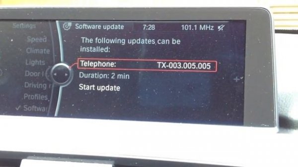 Updating BMW 2012 F30 iDrive Software