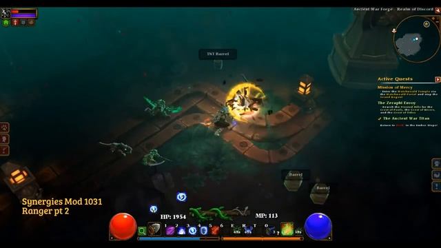 Torchlight 2 SynergiesMod1031 - Ranger #2 - Ancient War titan and the Summon bug смотреть онлайн