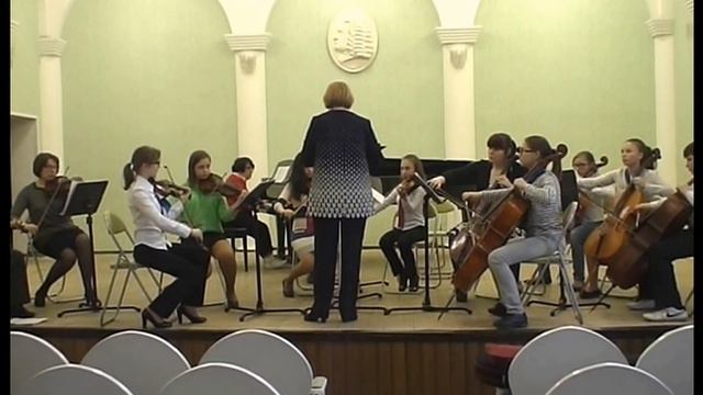 Шнитке Адажио. Оркестр "Аллегретто" ДШИ им. И.С. Баха. Руководитель Рязанцева Валентина Петровна смотреть онлайн