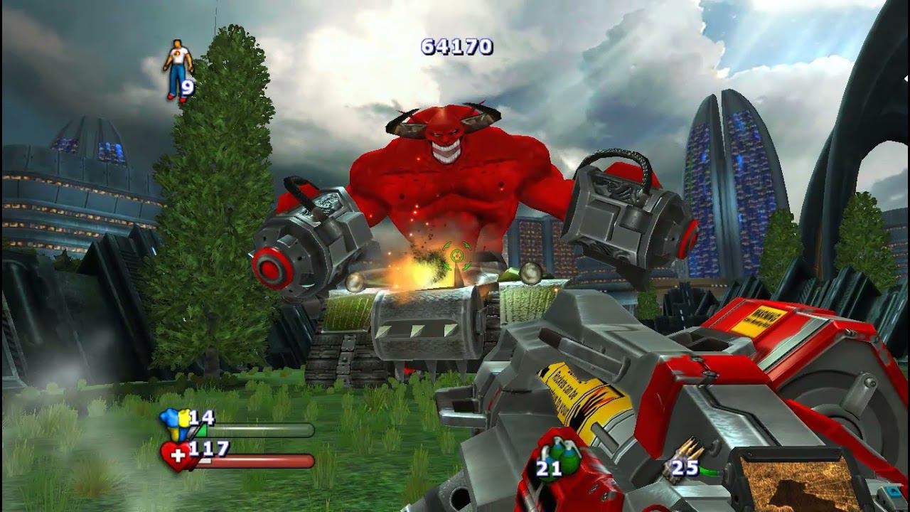 Serious Sam Серьёзный Сэм 2 Сириус 42 уровень Крепость Ментала