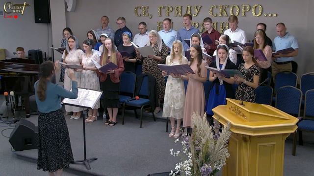Live Stream Церкви " Живое Слово " Воскресное Утреннее Служение 10:00 a.m. 09/10/2023 смотреть онлайн
