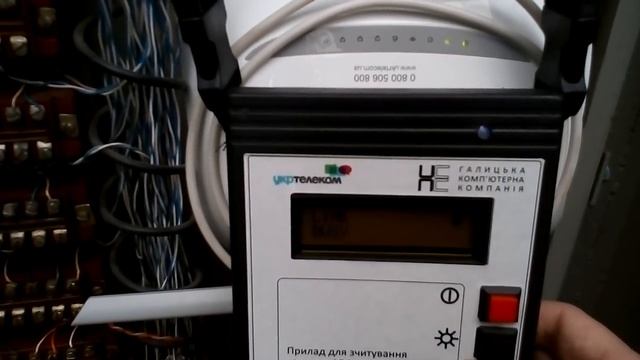 Тестер ADSL линий ( устройство для считывания данных с ADSL модема) смотреть онлайн