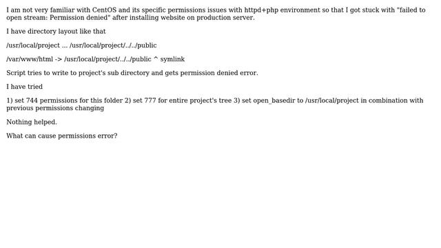 DevOps & SysAdmins: CentOS php fopen permission denied error смотреть онлайн