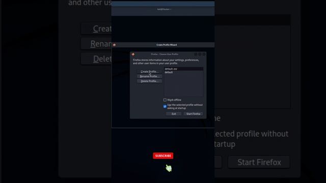 Create new profile | Firefox Browser | kali linux #kalilinux #firefox #profile смотреть онлайн