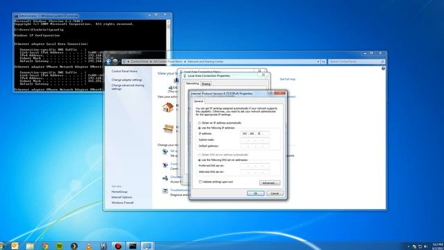 How to set a Static IP Address Windows 7 смотреть онлайн