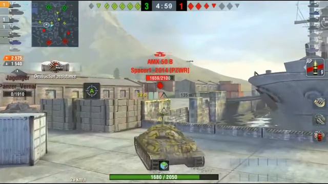 Wot Blitz || Sub Replay IS7 6.3K Rampage ;) смотреть онлайн