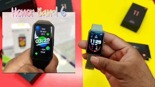 Hindi | Mi Band 6 Unboxing. Bezel Less Compared With Honor Band 6 And Mi Band 5 смотреть онлайн