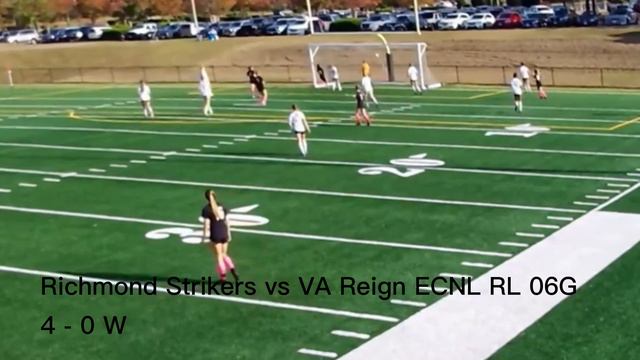 Richmond Strikers Elite 06 Girls U17 vs VA Reign ECNL RL 06G (10/16/22) смотреть онлайн