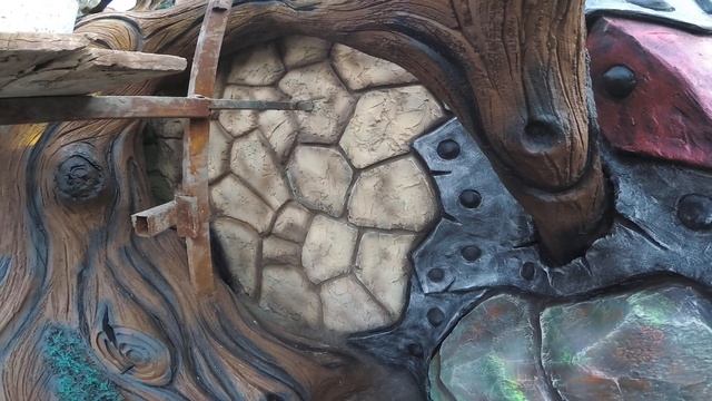 забор декоративный камень на даче. клумба для цветов.. обзор смотреть онлайн