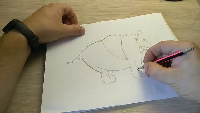 How to draw an elephant / very simple /Как очень просто нарисовать СЛОНА смотреть онлайн