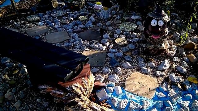 Садовая ДОРОЖКА или РУЧЕЕК вдоль клумбы! Новые идеи для сада. Часть 5 смотреть онлайн