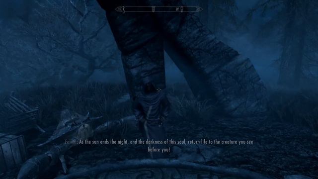 TES V: Skyrim - vampire gets cured and extorts falion after the ritual смотреть онлайн