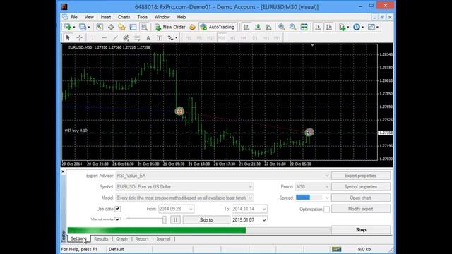 RSI_Value_EA.mq4 tested on M30 download this robot from MT4talk.com смотреть онлайн
