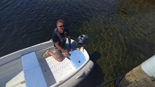 Honda 2.3 HP 'small' Outboard Engine Review.- Personaly Do not like the Centrifugal clutch☹️? смотреть онлайн