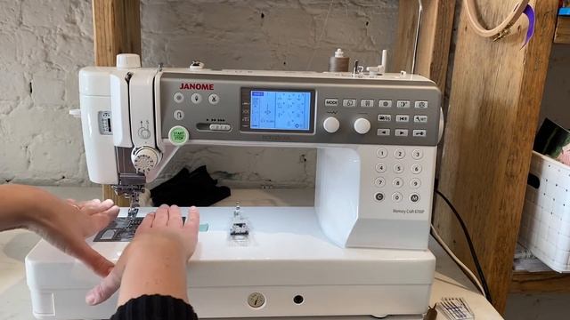 Janome Memorycraft 6700p accufeed foot - Part 1 смотреть онлайн