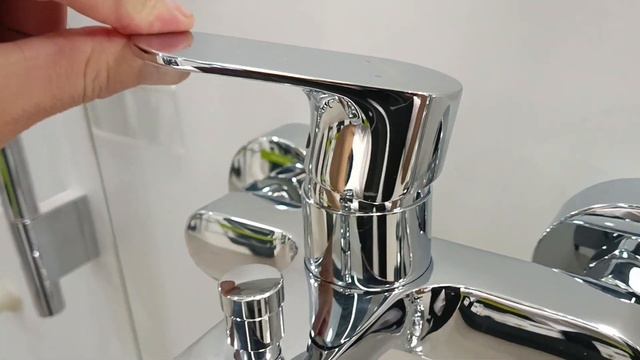 Hansgrohe 72440000 HG Rebris S Single Lever Bath Mixer For Exposed Installation, Chrome Змішувач