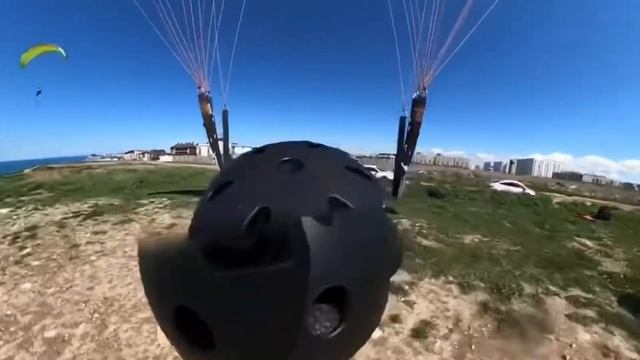 Очередная тренировка!(новое)крыло!Высокий трафик полетов!! смотреть онлайн