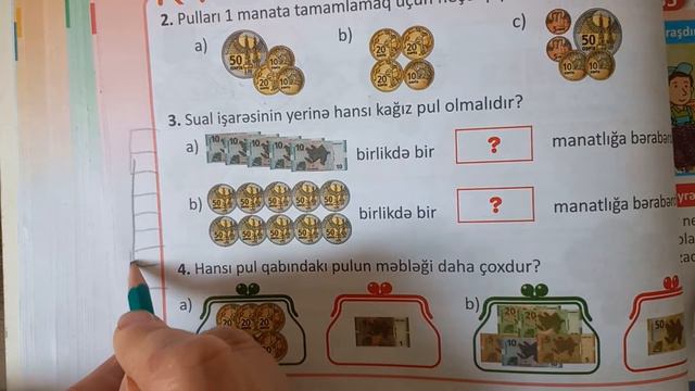 2-ci sinif,2-ci hissə, Riyaziyyat səh 45,46 Misal1---7 смотреть онлайн