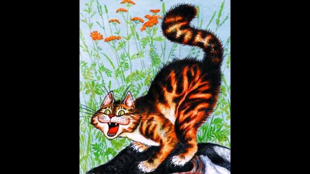 Литовская сказка – Почему кот моется после еды