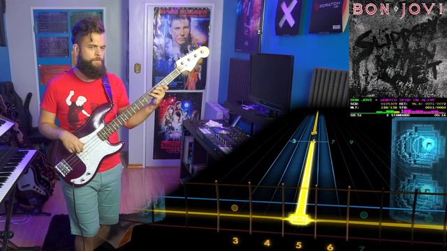 Bon Jovi - Wanted Dead or Alive | BASS Tabs & Cover (Rocksmith) смотреть онлайн