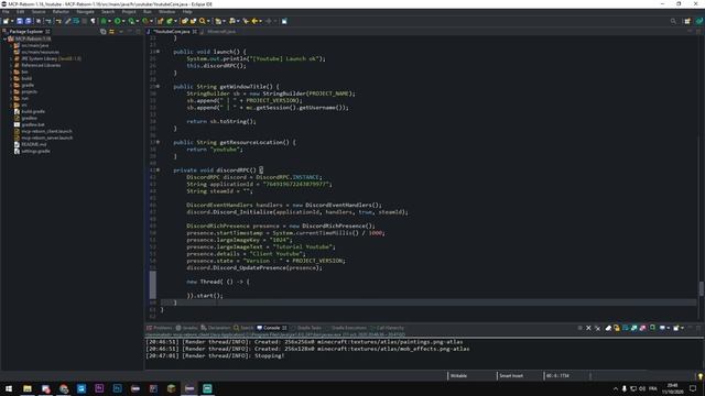 INTÉGRATION DISCORD RICH PRESENCE - Développement Minecraft 1.8 - 1.16.2 смотреть онлайн